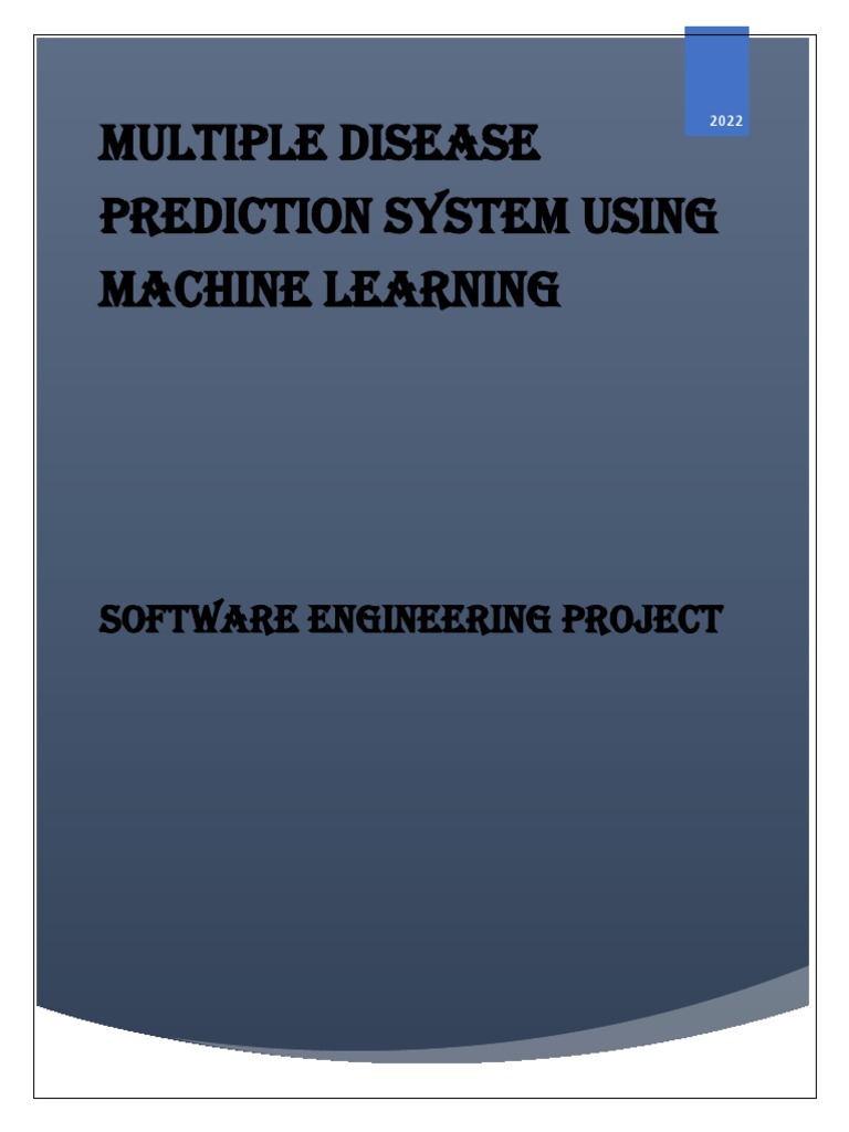 Multiple Disease Prediction System Report | PDF | Machine Learning ...