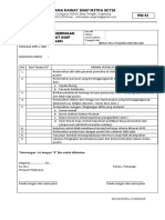 001-04 Checklist Penerimaan Pasien IRNA Di Ruangan