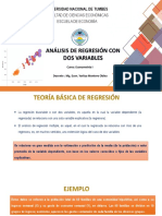 Clase #03 - Analisis de Regresiòn Con Dos Variables