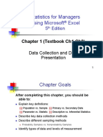 Statistics For Managers Using Microsoft Excel: Chapter 1 (Textbook Ch1-Ch2)