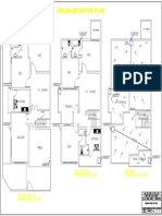 Drainage Water Plan: First Floor Plan Drainage Supply System Roof Plan Drainage Supply System