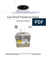 Gas Fired Tandoori Oven: Instruction Manual