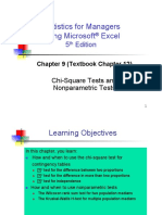 Statistics For Managers Using Microsoft Excel: 5 Edition