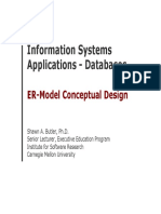 Information Systems Applications - Databases: ER-Model Conceptual Design