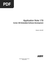 Application Note 179: Cortex - M3 Embedded Software Development