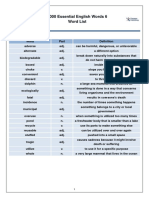 4000 Essential English Words 6 - Word List