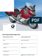 Käsikirja K 1600 GT. BMW Motorrad. The Ultimate Riding Machine