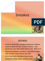 Sintaksis