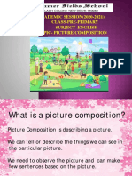 ACADEMIC SESSION (2020-2021) Class-Pre-Primary Subject-English Topic - Picture Composition