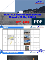 Monthly Production Review 28 April - 27 May 2022 &: MPT - BSSR