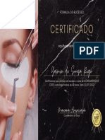 Preto Dourado Moderno e Elegante Curso de Corte Certificado