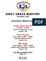 God'S Grace Ministry: Church Services