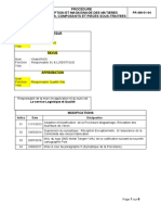 PR 406-01-04 - Magasinage - Réception MP - Composants - Piéces - Sous Traitées A Modifier