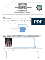 Learning Activity Sheet Hope 1 Week 2