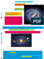 Characteristics of Planets in The Solar System