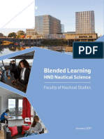 Blended Learning: HND Nautical Science