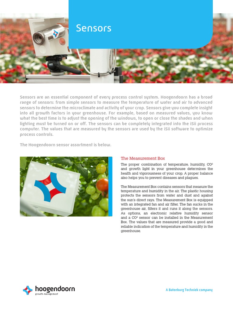 Sensors: The Measurement Box | PDF | Greenhouse | Humidity