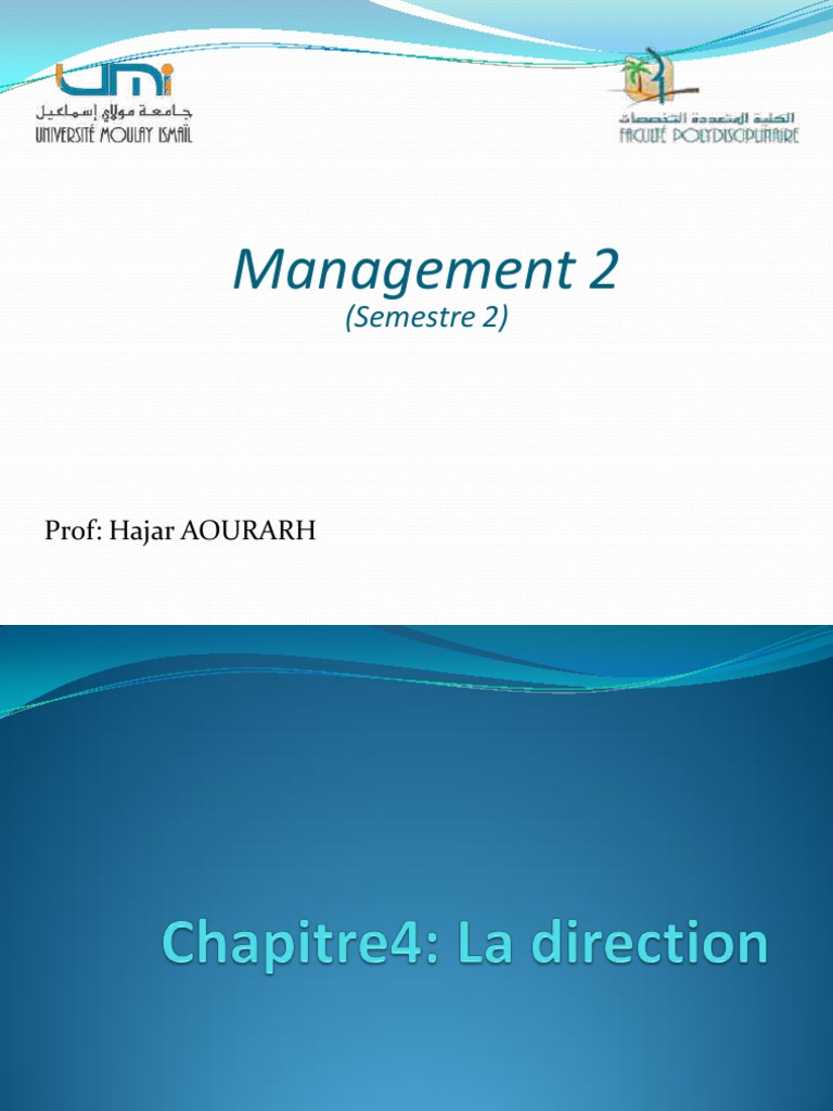 Concepts clés du management et motivation | PDF | Motivant | Motivation