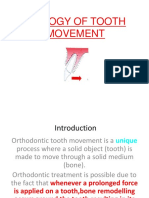 Fdocuments - in Biology of Tooth Movement A Tooth Eruption Is The Axial Movement of Tooth From