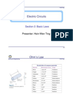 Electric Circuits: Section 2: Basic Laws