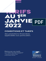 Tarifs Particuliers 2022