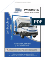 Manual TW 260 B4.5 elevador 2 columnas