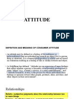 Consumer Attitude Definition