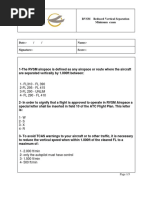 RVSM Reduced Vertical Separation Minimum Exam