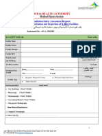 Dubai Health Authority: Radiation Safety Assessment Request For Authorization and Inspection of Facilities