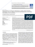 Pharmacokinetics of meloxicam formulations influenced by gastrointestinal dysfunction