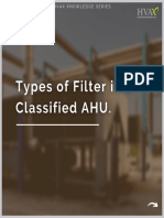 Types of Filter in Ahu