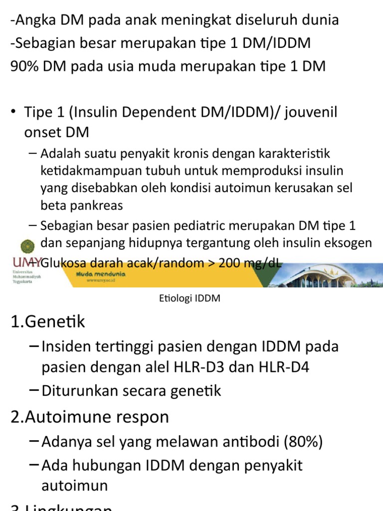 DM Pada Anak | PDF