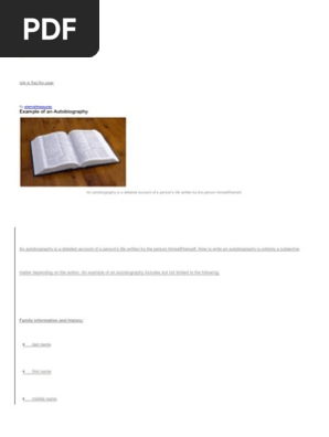 Autobiography