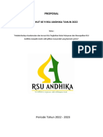 Proposal HUT RSU Andhika 2022