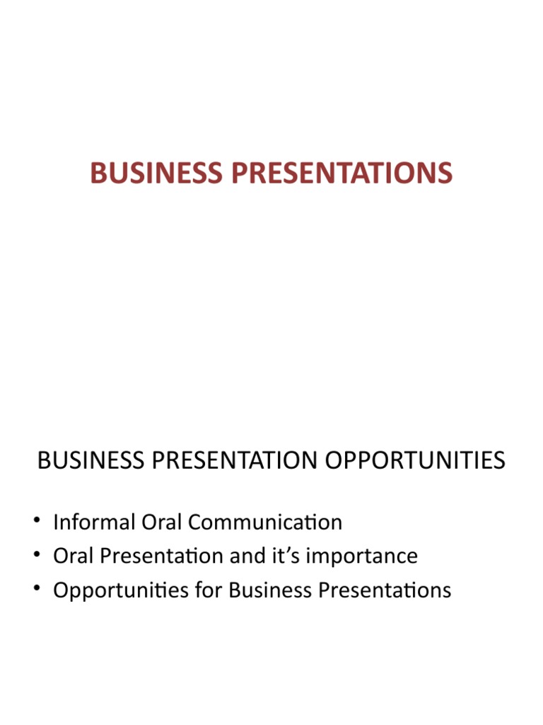 Effective Business Presentation Strategies | PDF | Microsoft Power ...