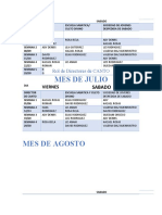 Rol de Directores de Cant