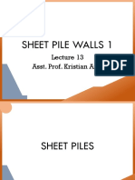 13 Sheet Piles 1 - Intro + Sand