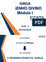 IGREJA DESENHO DIVINO - Aula 1-2019