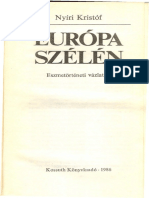 Europa Szelen A Tortenelem Periferiajan Annotated