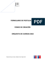 FOJI - Formulario de Postulación - Fondo Creación 2022