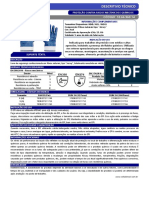 Luva de proteção química e mecânica VdBNIT LONA