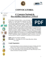 Convocatoria 6 CONCURSO CANSAT