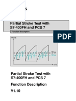 Partial Stroke Test With S7-400FH and PCS 7: Function Description