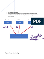 Integration testing