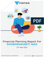 Shubhrakanti Nag: Financial Planning Report For