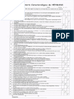 Cuestionario Cacteriologico HEYMANS Clase V Psicometria