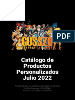 Catálogo de Productos Gusszo Julio 2022