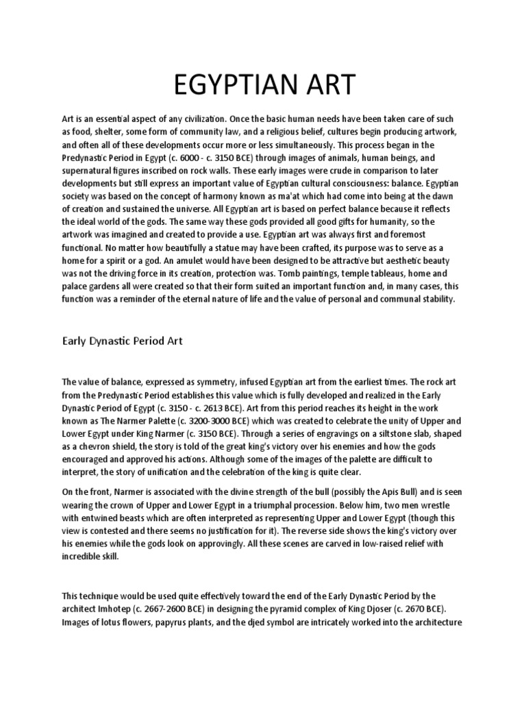 440_egyptian art PDF Ancient Egypt