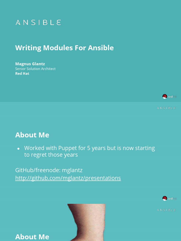 Writing Ansible Modules Guide | PDF | Parameter (Computer Programming ...
