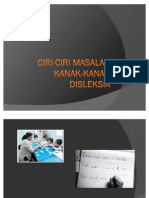 Ciri-Ciri Masalah Kanak-Kanak Disleksia